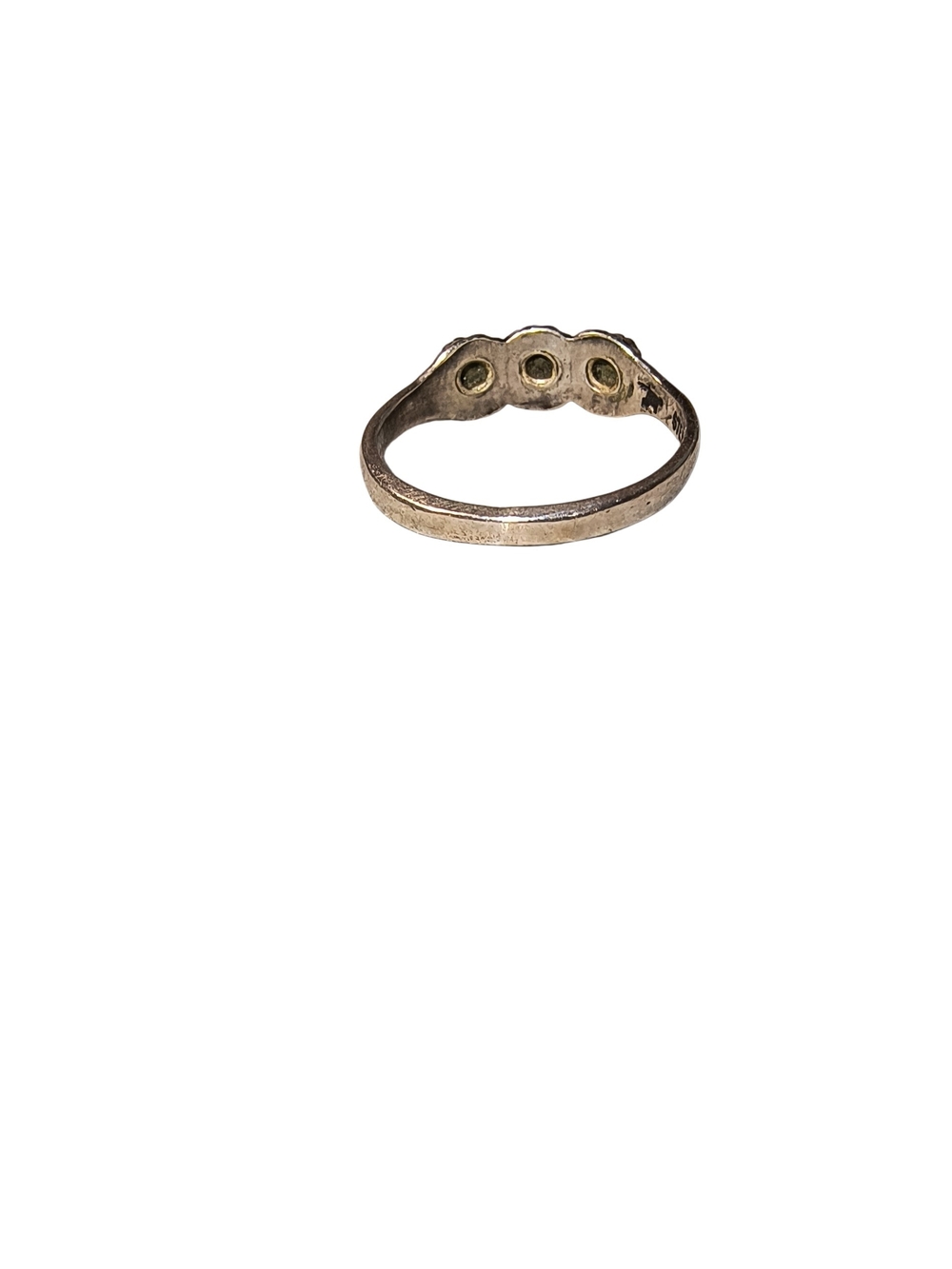 Vintage Bell Trading Post Turquoise Triple Stone Pinky Or Child Ring - Picture 8 of 11